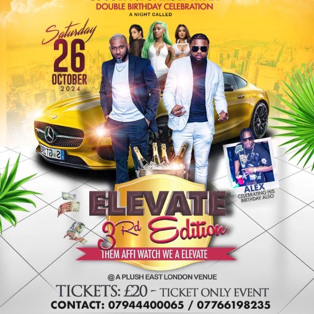 DOUBLE BIRTHDAY CELEBRATION A NIGHT CALLED ELEVATE 3Rd Edition