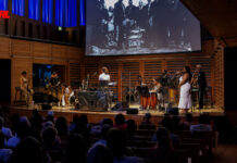 Review: The Windrush Suite and Echo in the Bones by Renell Shaw at Kings Place, London The full band performing The Windrush Suite at Kings Place